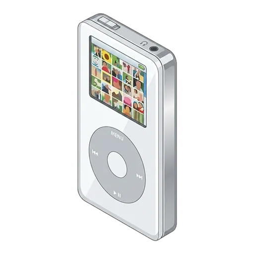 Apple アップル iPod photo（2004）のピクセルアート