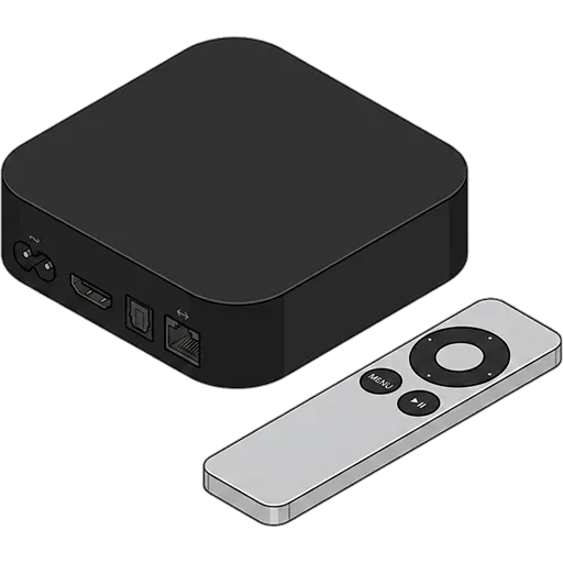 Apple TV (2013、第3世代 Revision A)のピクセルアート