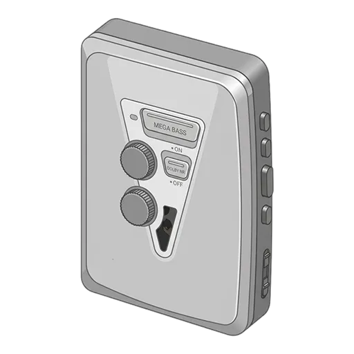 ソニー ウォークマン WM-EX382のピクセルアート