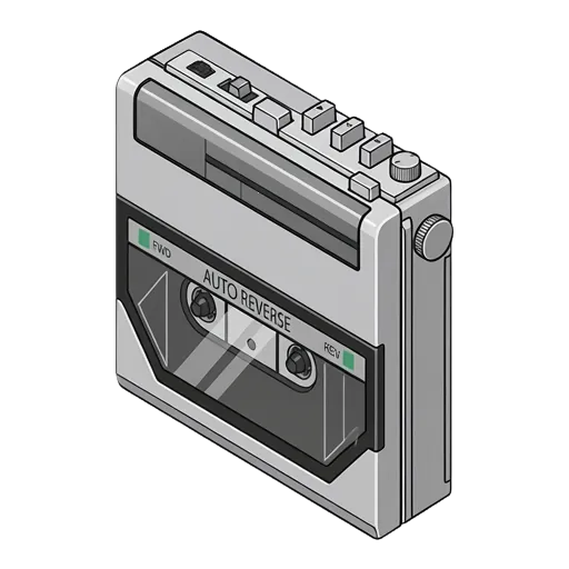 ソニー ウォークマン WM-F55のピクセルアート