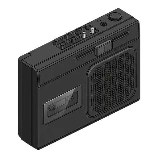 ソニー ウォークマン WM-F57のピクセルアート