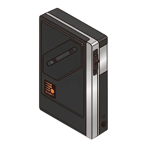 Sony Walkman WM-F103 pixel art