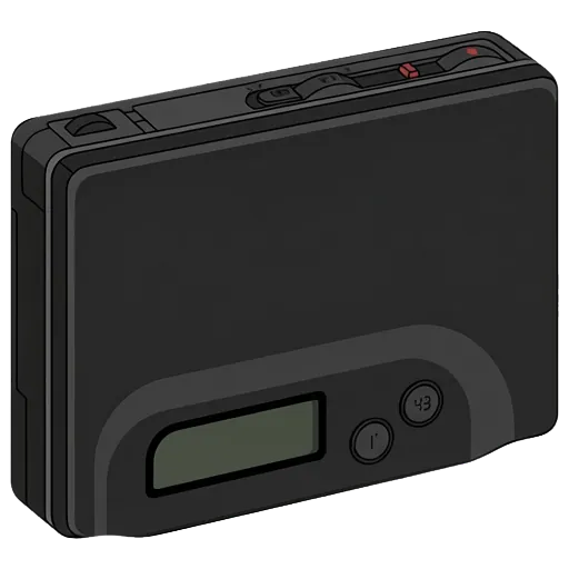 Sony Walkman WM-F707 pixel art
