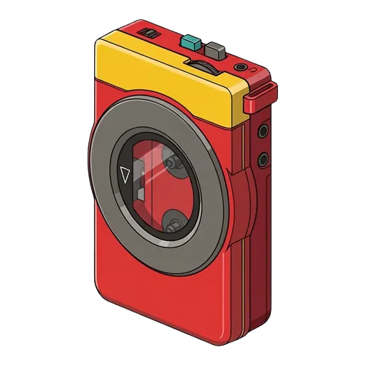 Sony Walkman WM-F3030 pixel art