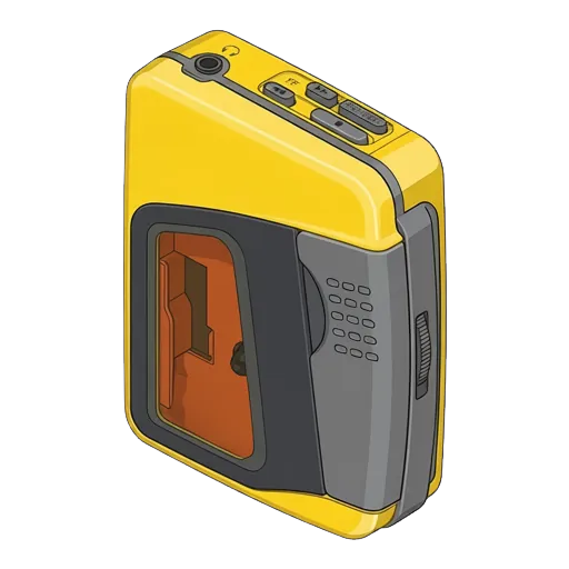 Sony Walkman WM-FS397 pixel art