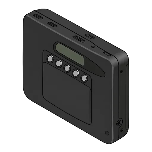 Sony Walkman WM-FX77 pixel art