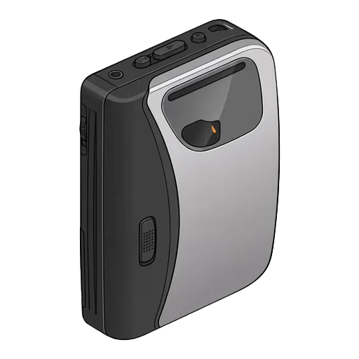 ソニー ウォークマン WM-FX123のピクセルアート
