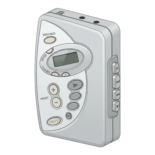 Sony Walkman WM-FX200 pixel art