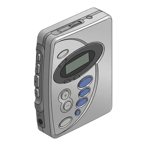 Sony Walkman WM-FX277 pixel art
