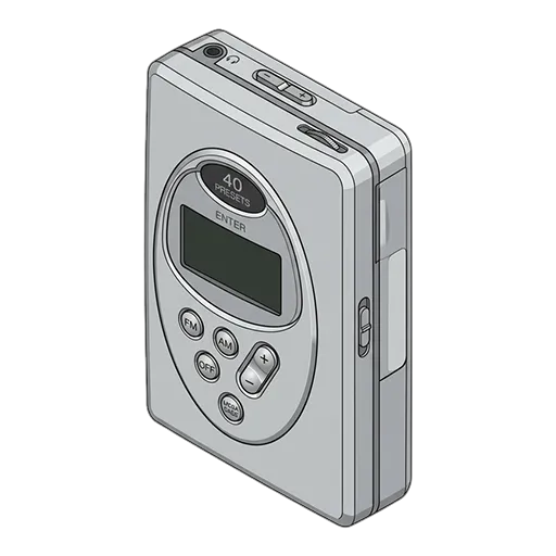 Sony Walkman WM-FX288 pixel art
