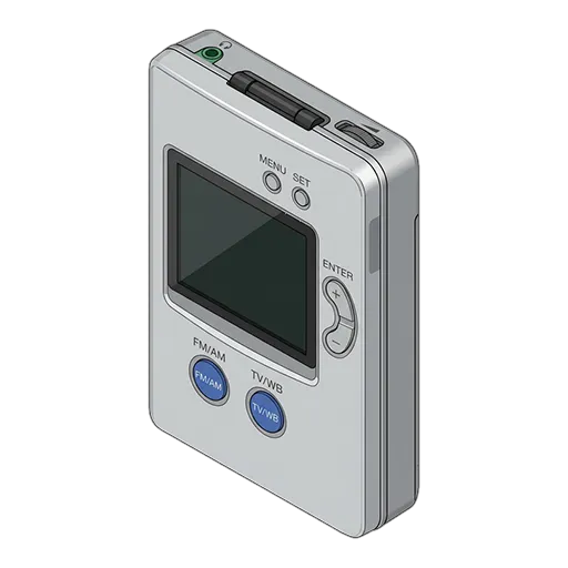 ソニー ウォークマン WM-FX290のピクセルアート