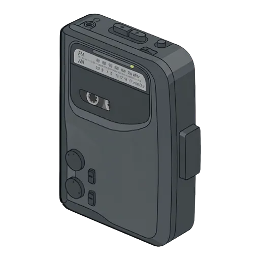 Sony Walkman WM-FX315 pixel art