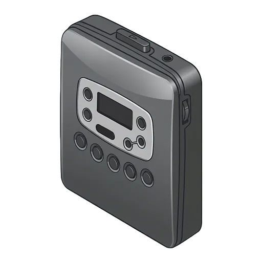 ソニー ウォークマン WM-FX421のピクセルアート