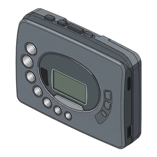 ソニー ウォークマン WM-FX463のピクセルアート