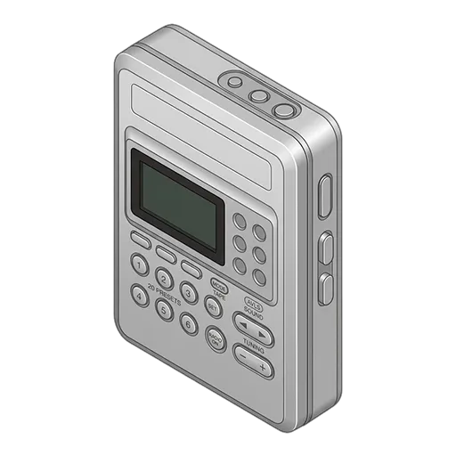 Sony Walkman WM-FX483 pixel art