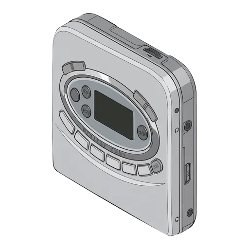 Sony Walkman WM-FX477 pixel art