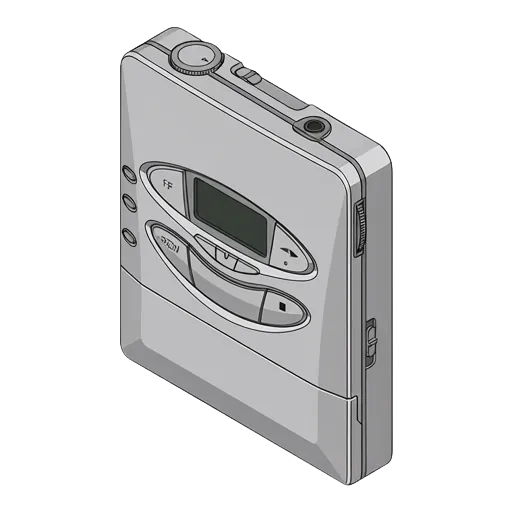 ソニー ウォークマン WM-FX571のピクセルアート
