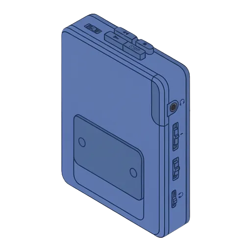 소니 워크맨 WM-FX808 픽셀아트