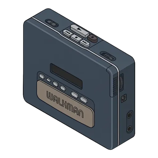 Sony Walkman WM-FX811 pixel art