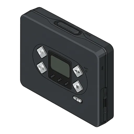 ソニー ウォークマン WM-FX833のピクセルアート