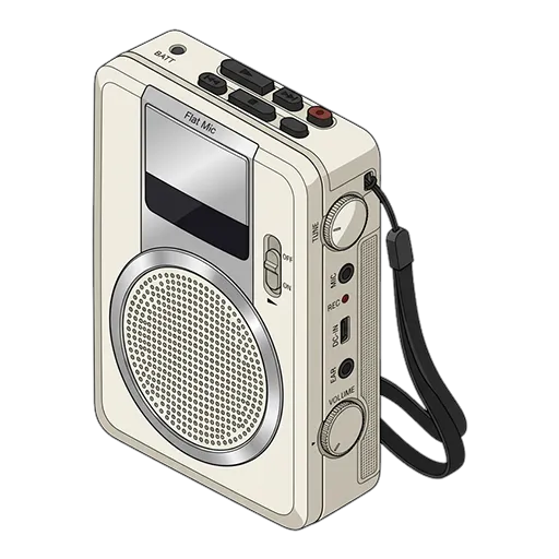 ソニー ウォークマン WM-GX202のピクセルアート