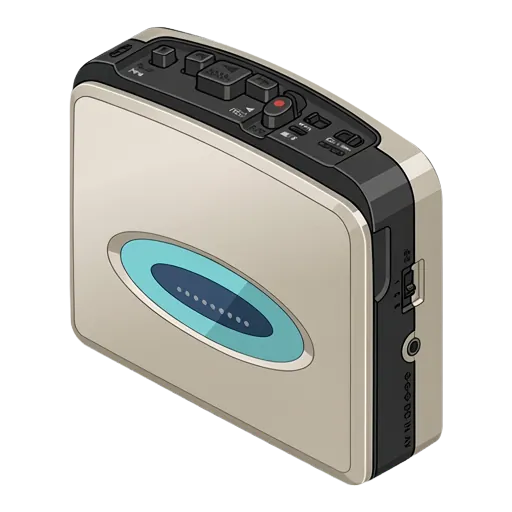 ソニー ウォークマン WM-GX323のピクセルアート