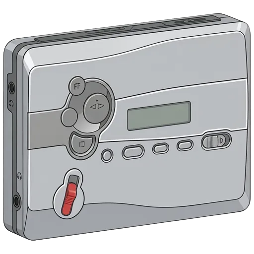 ソニー ウォークマン WM-GX688のピクセルアート