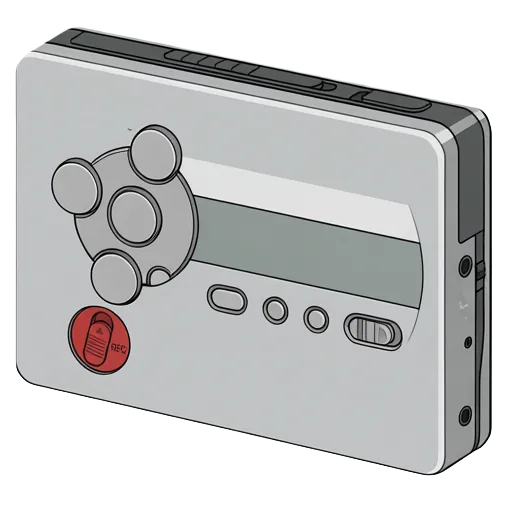 ソニー ウォークマン WM-GX677のピクセルアート