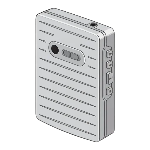 Sony Walkman WM-MV1 pixel art