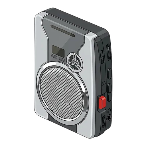 ソニー ウォークマン WM-SR1のピクセルアート