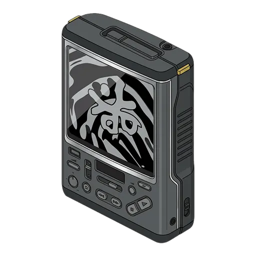 ソニー ウォークマン YP-ER21のピクセルアート