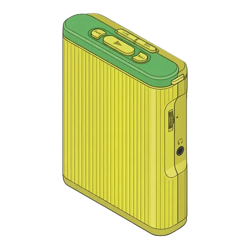 Sony Walkman YP-ES22 pixel art