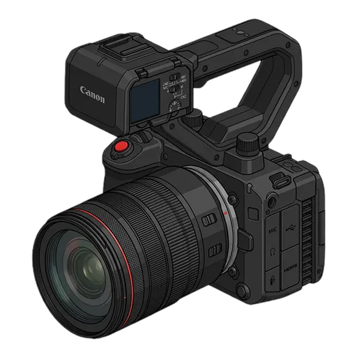 キヤノン EOS C50のピクセルアート