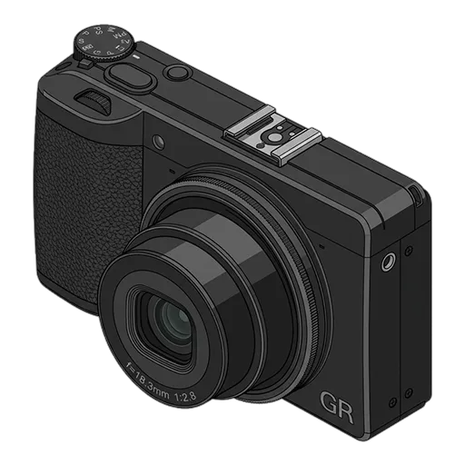 리코 GR IV 픽셀아트