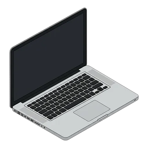 Apple アップル MacBook Pro 15インチ (2010、中期)のピクセルアート