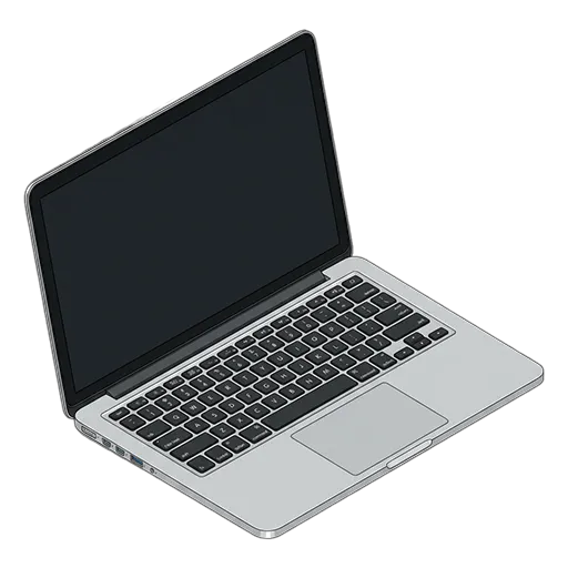 Apple アップル MacBook Pro 13インチ（2014年中期、Retina）のピクセルアート