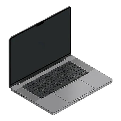애플 맥북 프로 16인치 (2021, M1 Max) 픽셀아트