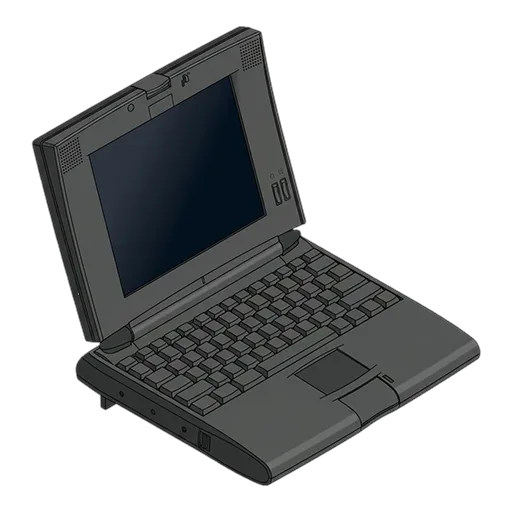 애플 파워북 540c (1994) 픽셀아트