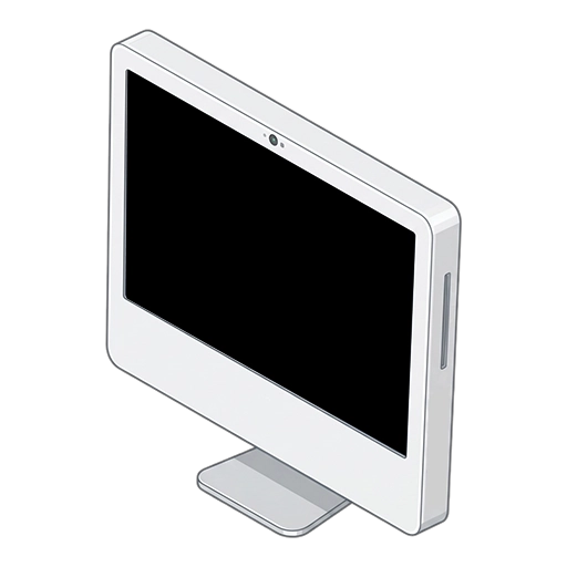 애플 아이맥 G5 20인치 (2005, 주변광 센서) 픽셀아트