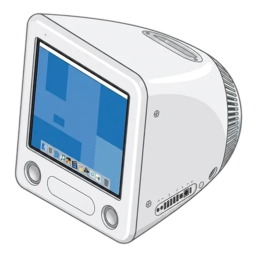 애플 이맥 (2004, USB 2.0) 픽셀아트