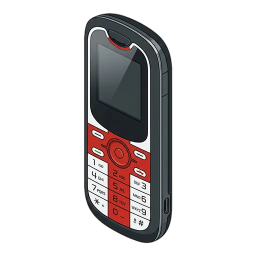 Alcatel OT-206 pixel art