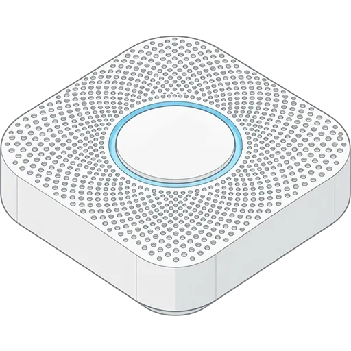 Google グーグル Nest Protect（第1世代）のピクセルアート