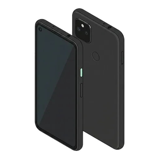 Google グーグル Pixel 4a 5Gのピクセルアート