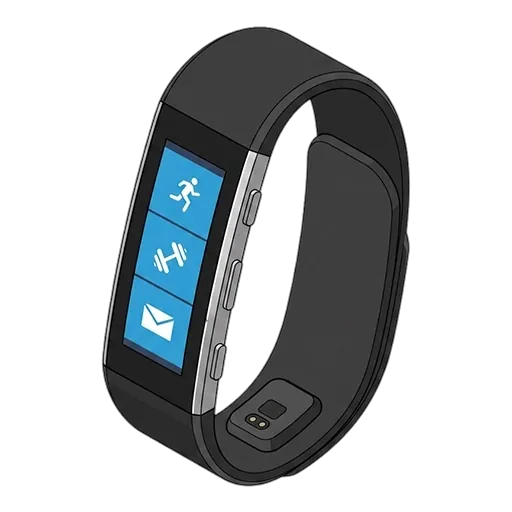 Microsoft Band 2 pixel art