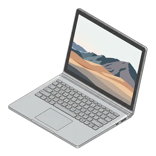 Microsoft マイクロソフト Surface Book 3のピクセルアート