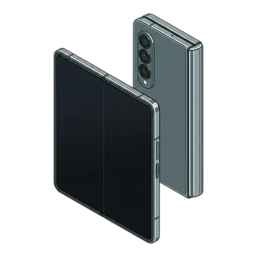 Samsung Galaxy Z Fold 4 pixel art