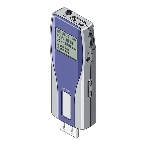 ソニー ウォークマン NW-MS7のピクセルアート