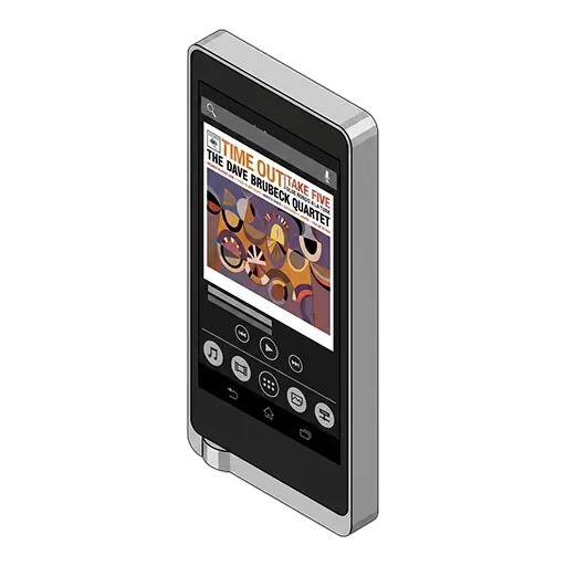 Sony Walkman NW-ZX1 pixel art