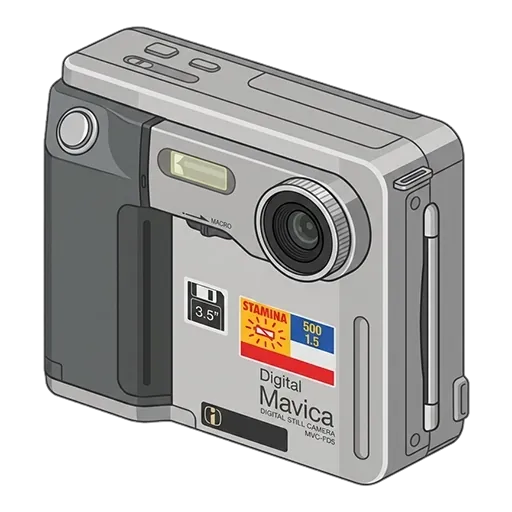 ソニー Mavica MVC-FD5のピクセルアート