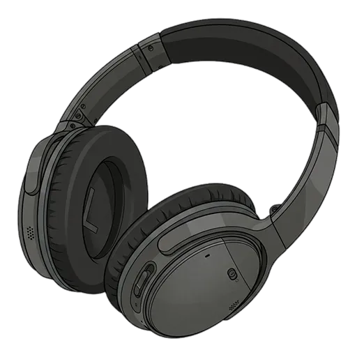 Bose ボーズ QuietComfort 25（QC25）のピクセルアート